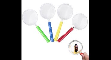 4-Stuks-45MM-Handheld-Acryl-Lupe-Kinder-Lupe-Speelgoed-Mitgebsel-voor-Kinderfeestjes-Kinderverjaardagscadeau