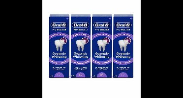 Oral-B Professionele Whitening Tandpasta – Voordeelverpakking 4 Stuks (4 x 75 ml)
