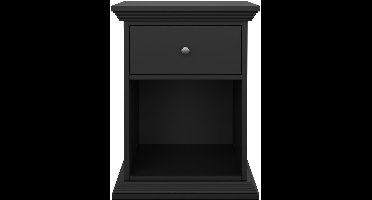 Giga Living Nachtkastje North - Zwart - 48x43x63cm