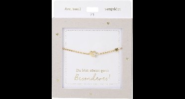 Depesche armband goud met harten - vriendschapssieraad cadeau.
