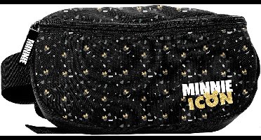 Disney Minnie Mouse Heuptasje, Gold - 24 x 13 x 9 cm - Polyester