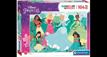 Clementoni - Maxi Puzzel - 104 Stukjes - Disney Prinses - Puzzel Voor Kinderen