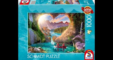 Schmidt - Legpuzzel - Uitzicht met hart - 1000 stukjes - Volwassenen - vanaf 12 jaar