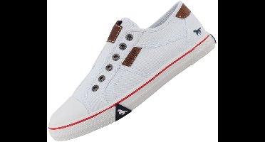 Mustang heren sneaker van canvas wit
