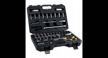 Stanley Dopsleutelset 1/4" + 1/2" - 72 DELIG
