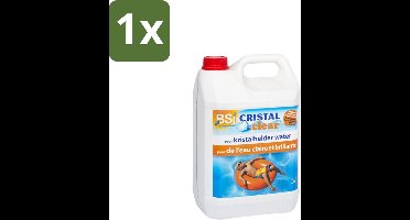 1 x BSI – Cristal Clear – Voor Kristalhelder Zwembadwater – 5 L - Zwembadwater Helderheid - Zwembadwater Reiniging - Zwembadwater Kristalhelder - Zwembadwater Schoon - Zwembadwater Schoonheid