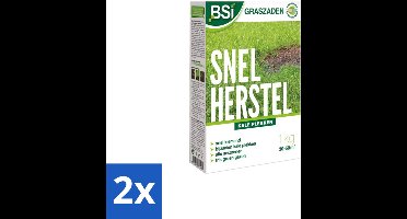 BSI – Graszaad – Snel Herstel – Dicht & Sterk Gazon – 1 kg - Voordeelverpakking - 2 stuks