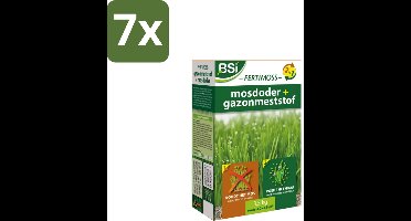 Fertimoss – Mosdoder & Gazonmeststof – Diepgroen en Egaal Gazon – 3,5 kg (45 m²) - Bulkverpakking - 7 stuks