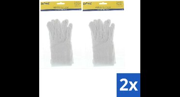 2x Duoprotect Handschoenen Katoen Medium 1 paar