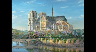 Schmidt legpuzzel Notre Dame 1000 stukjes premium kwaliteit puzzel.
