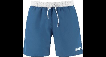 BOSS Zwembroek Starfish Blauw - Maat M - Heren