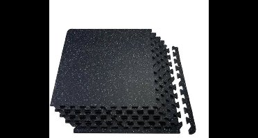 Rubber tegels - puzzelmat - speelmat - EVA schuim speelmat - 0.56 Inch - met EVA schuim dikke vloermatten - in elkaar grijpende puzzel voor sportschool thuis