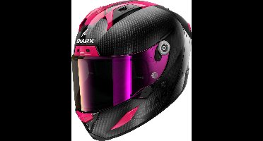Shark Aeron Carbon Skin Carbon Violet Integraalhelm - Maat XS - Helm