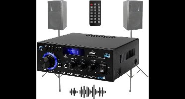 Versterker Audio - Auto Versterker voor Speakers - Zwart