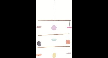 Plan Toys - babymobiel - Gekleurde Houten Cirkels
