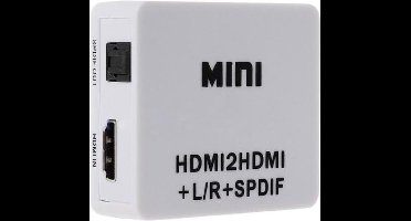 HDMI naar stereo en 5.1 audio extractor - HDMI 1.4 (4K 30Hz) / zwart