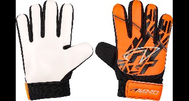 Avento Keepershandschoenen - Junior - Oranje/Zwart - Maat M - PU Grip
