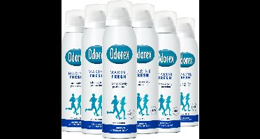Odorex Marine Fresh Anti-Transpirant Deodorant Spray - 6x 150ml - Voordeelverpakking