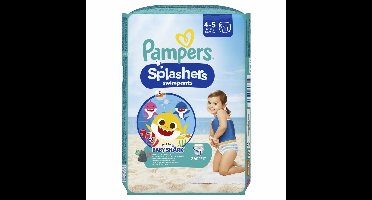 Pampers Splashers Wegwerpbare Zwemluiers - Maat 4-5 (9-15 kg) - 33 stuks - Voordeelverpakking