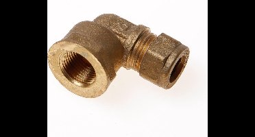 Installatiebranche Kniekoppeling binnendraads knel 3/8" x 12mm