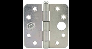 Ivana Klepscharnier - 76x76mm - SKG2 - Gegalvaniseerd - Ronde Hoek - Voordeelverpakking - Per 50st
