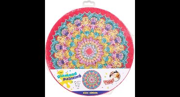 Diamond Painting Mandala creatief speelgoed 30cm multi kleuren.