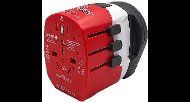 Skross Pro Light World Special Edition reisadapter Wit