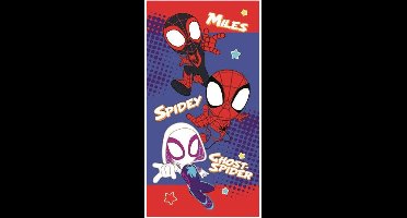 Marvel - Spidey & Friends - Strandlaken - Handdoek - 70x140 Cm - Polyester