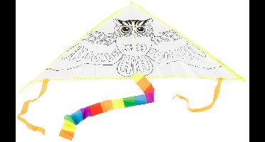 Kleur je eigen Vlieger - Uil