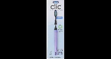 Oral-B CLIC Reusable Toothbrush - Paars
