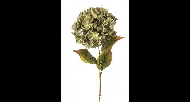 Emerald - Kunstbloem Hortensia XL 90cm groen - Kunstplant voor binnen