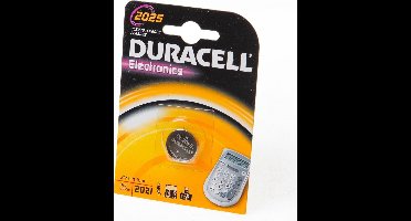 Duracell Knoopcelbatterij cr2025 3v litium