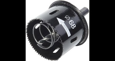 wolfcraft - Gatenzaag met uitwerper en randverzinker, Ø 68 mm - 2158000