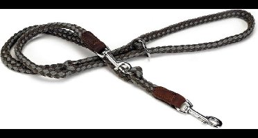 Beeztees Korda - Hondenriem - Grijs/Lichtgrijs - 130 cm