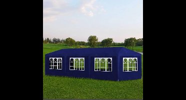 vidaXL - Partytent - 3x9 - m - blauw