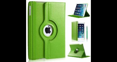 Ntech Hoes geschikt voor Apple iPad iPad 9.7 (2017 / 2018) hoesje 360° draaibaar Groen