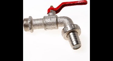 Kogelkraan met slangwartel 1"