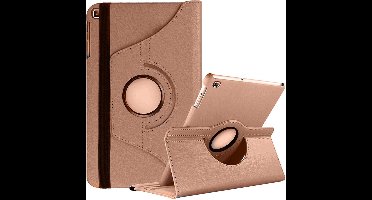 Hoes Geschikt voor Samsung Galaxy Tab S5e Draaibare Hoes - Ntech - Goud