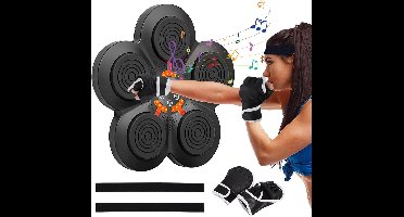 Boksmachine - Boksbal - Bokstas - Zwart