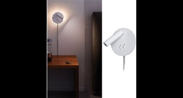 Wandlamp Tabari 3000K 407lm / 100lm 230V 3,2W / 1,2W Wit, Chroom