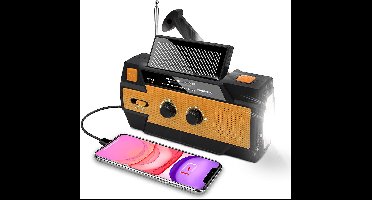 Noodradio - Noodpakket Oorlog - Draagbare Radio -