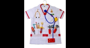 Theo Klein 4312 doktersjas | Incl. bloeddrukmeter, stethoscoop, spuit en nog veel meer | Lengte ca. 55 cm | Speelgoed voor kinderen vanaf 3 tot ongeveer 6 jaar oud