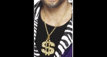 Dressing Up & Costumes | Costumes - 70s Disco Fever - Dollar Sign Medallion