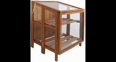 Hardhouten kweekkas klein