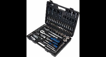 KS Tools CHROMEplus Ratelsleutel-. doppen- en bit set 96-dlg 918.0796