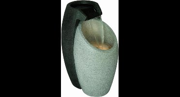 Velda Velva Tuinfontein met LED zwart en wit 850850