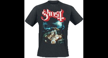 Ghost Rite Here With Title Back Heren T-shirt - zwart - XL