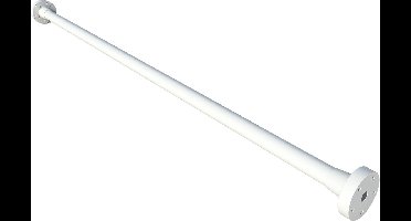Intersteel SecuGuard Doorvalbeveiliging SlimLine SET IDD L=1300mm wit