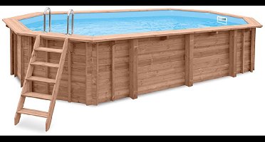 Bali ovaal 6,40 × 4,00 m Deluxe pakket