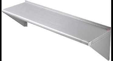 Kruidenrek PRO - Wandrek - Wandplank - Wandmodel - 1219x356 mm RVS - 158 kg Belastbaar